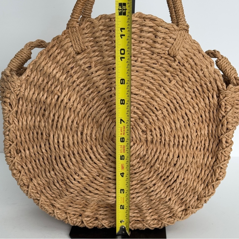 Straw Woven Bag Straw Tote Bag Straw Bag Large Straw Handbag Shoulder Bag - Picture 9 of 11